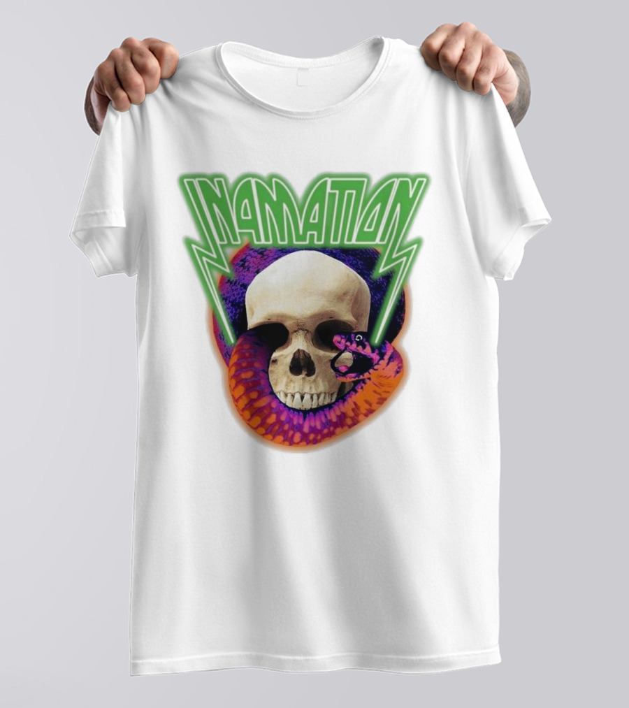 In4mation Skull Snake Iconic T-Shirt