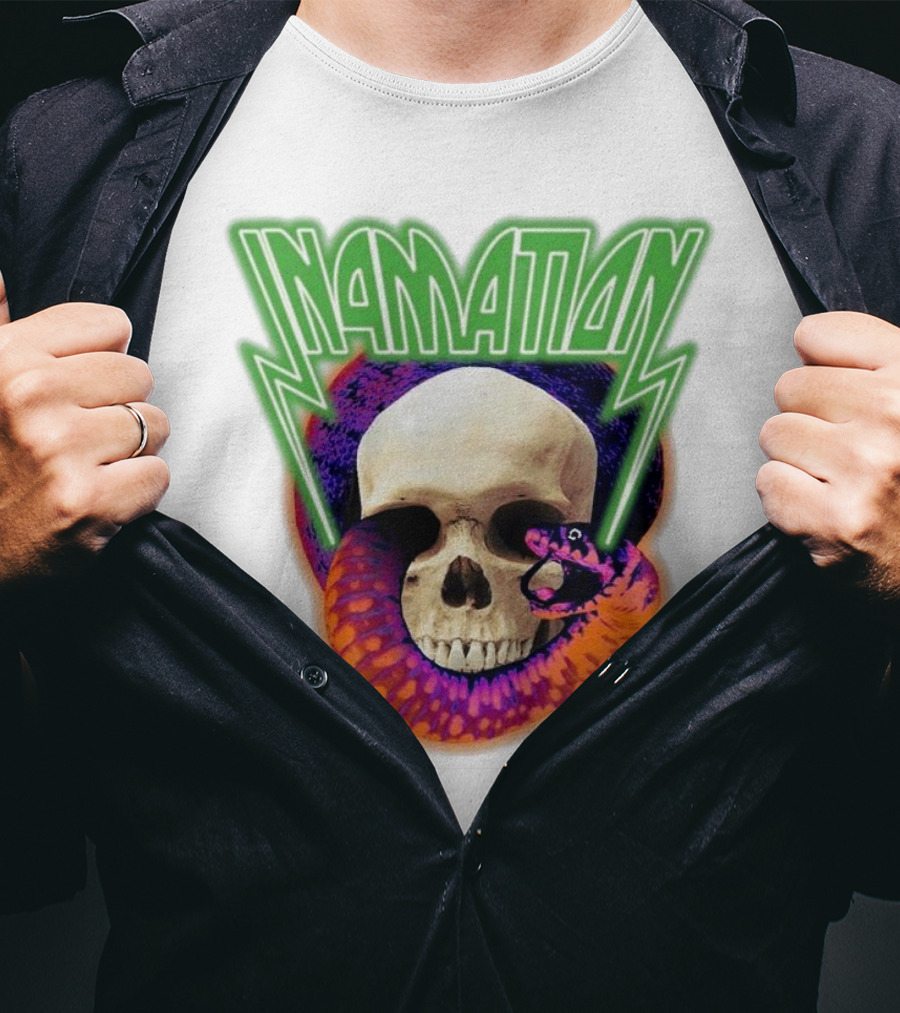 In4mation Skull Snake Iconic T-Shirt