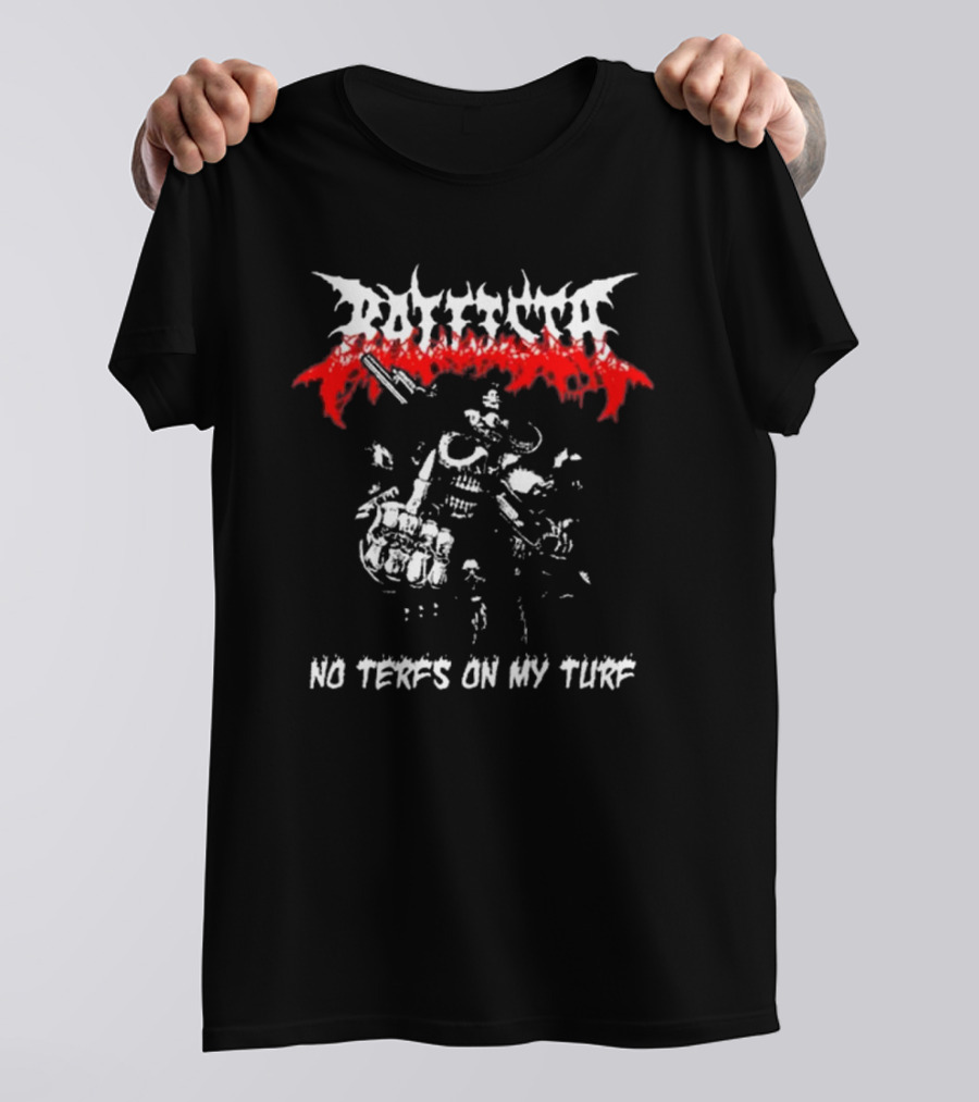 Ballista No Terfs On My Turf Skeleton Knight Metal Aesthetic T-Shirt