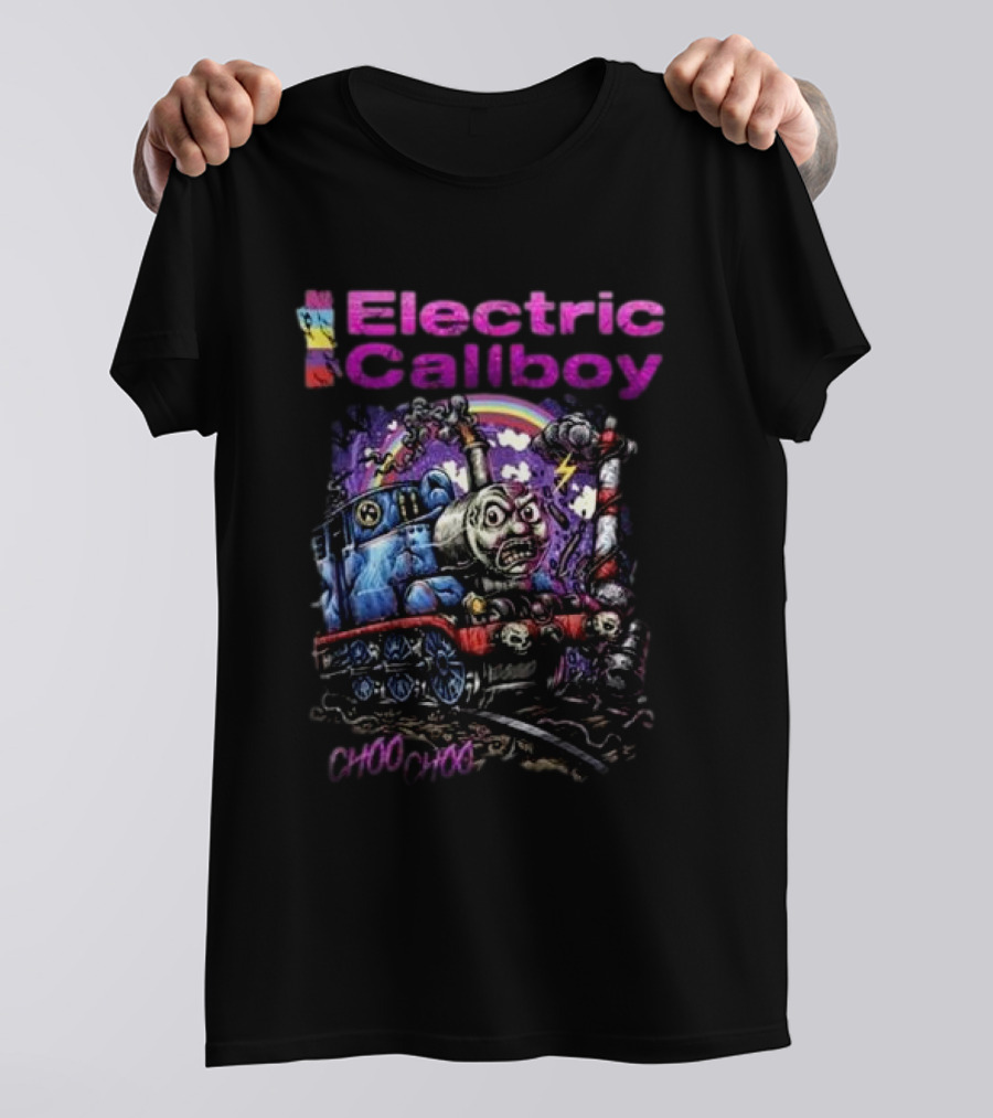 Electric Callboy Choo Choo Train Monster Electric Thunderbolt T-Shirt
