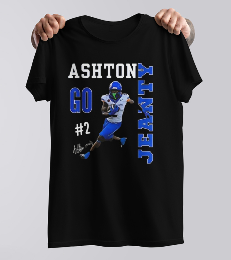 ASHTON GO JEANTY #2 Signature T-Shirt