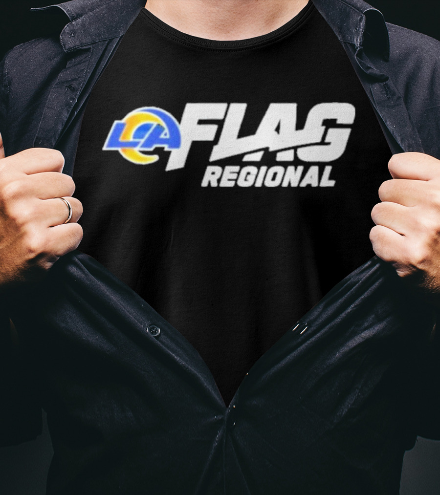 Los Angeles Rams LA Flag Regional NFL Tournaments 2025 T-Shirt