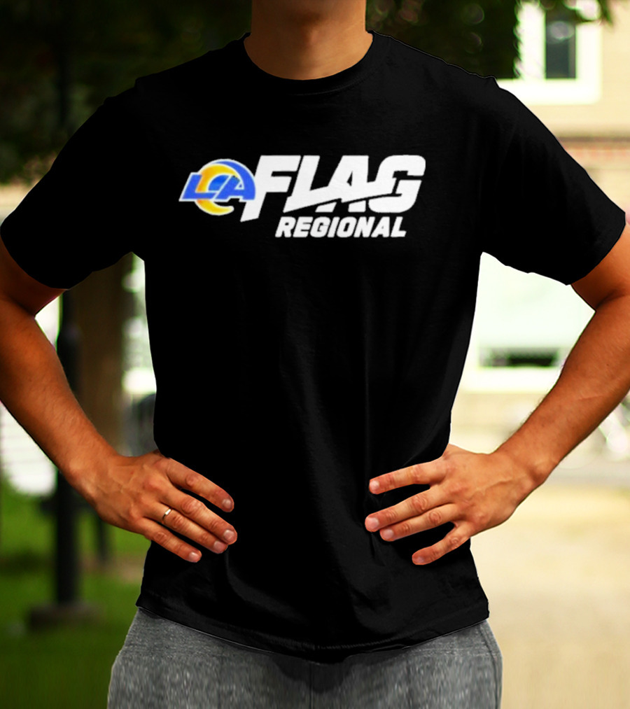 Los Angeles Rams LA Flag Regional NFL Tournaments 2025 T-Shirt