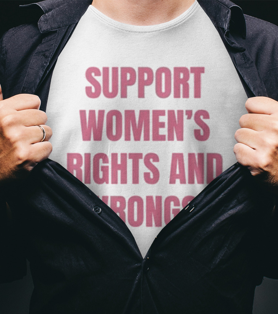 Cancelled Podcast Support Women’s Rights And Wrongs T-Shirt