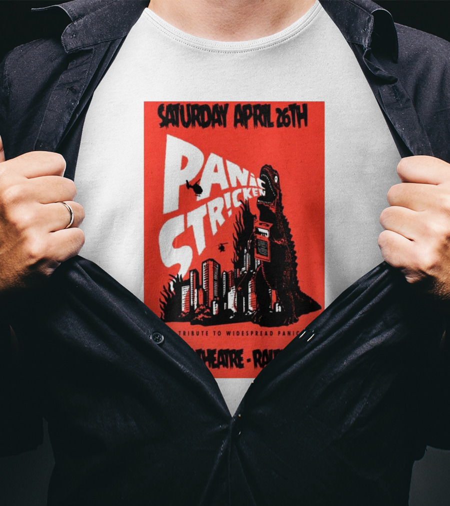 Saturday April 26th Panic Stricken A Tribute To Widespread Panic Lincoln Theatre Raleigh NC T-Shirt