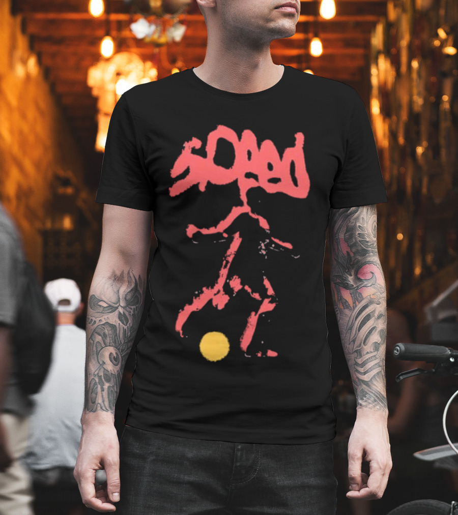 IShowSpeed Soccer Silhouette With Ball Warp T-Shirt