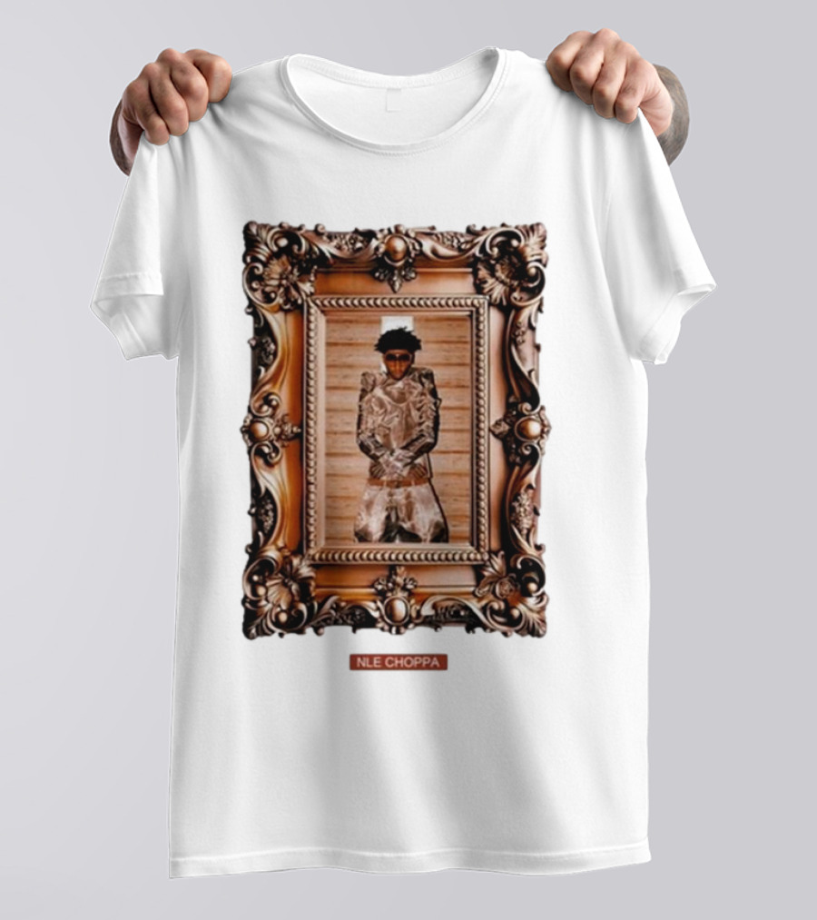 Nle Choppa Picasso Framed Portrait Sluffin Szn X Slut Szn T-Shirt