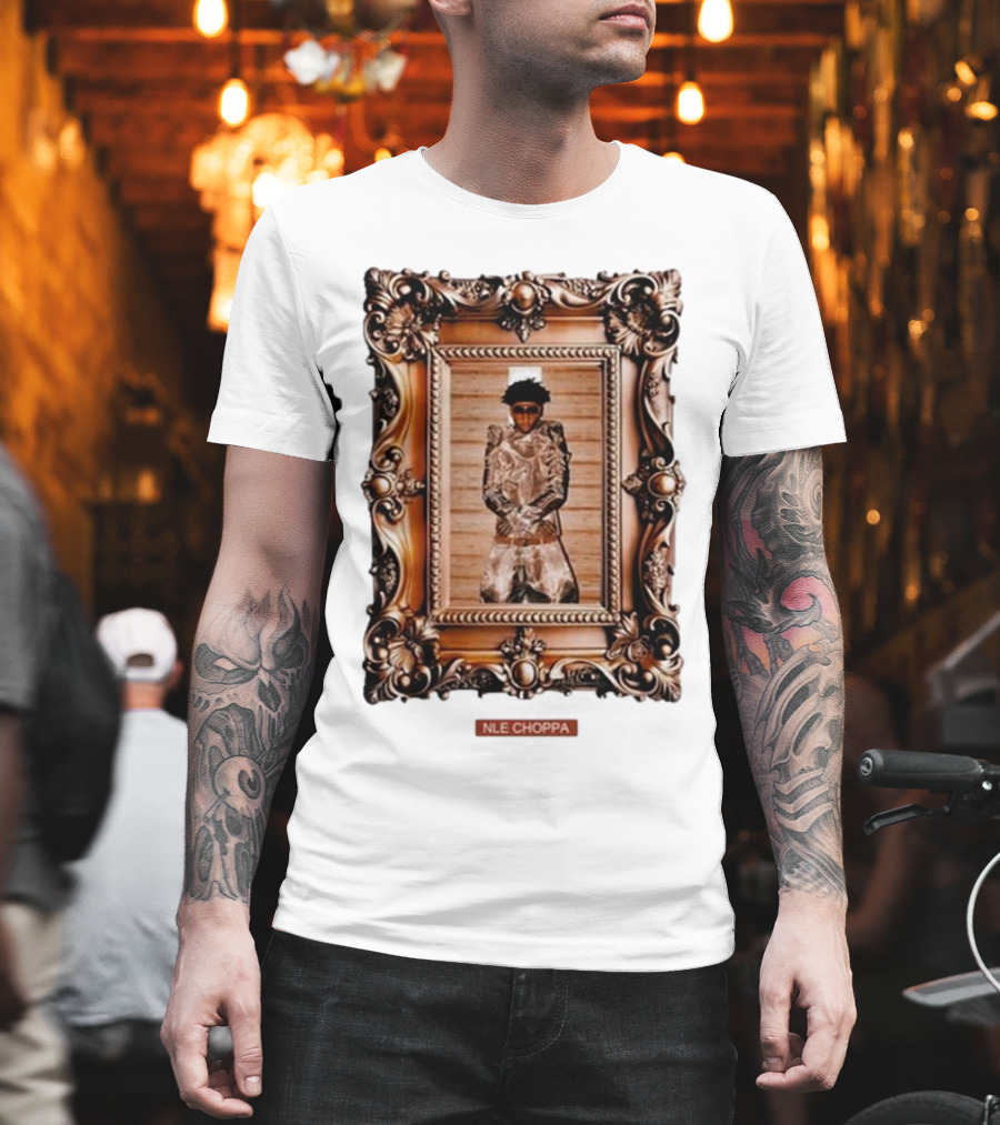 Nle Choppa Picasso Framed Portrait Sluffin Szn X Slut Szn T-Shirt