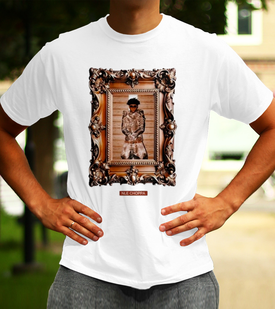 Nle Choppa Picasso Framed Portrait Sluffin Szn X Slut Szn T-Shirt