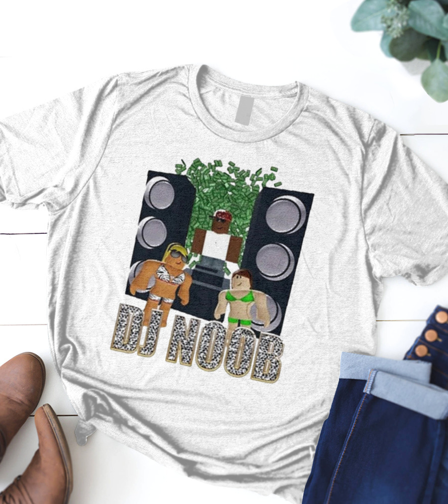 DJ Noob Roblox Dance Party Experience T-Shirt