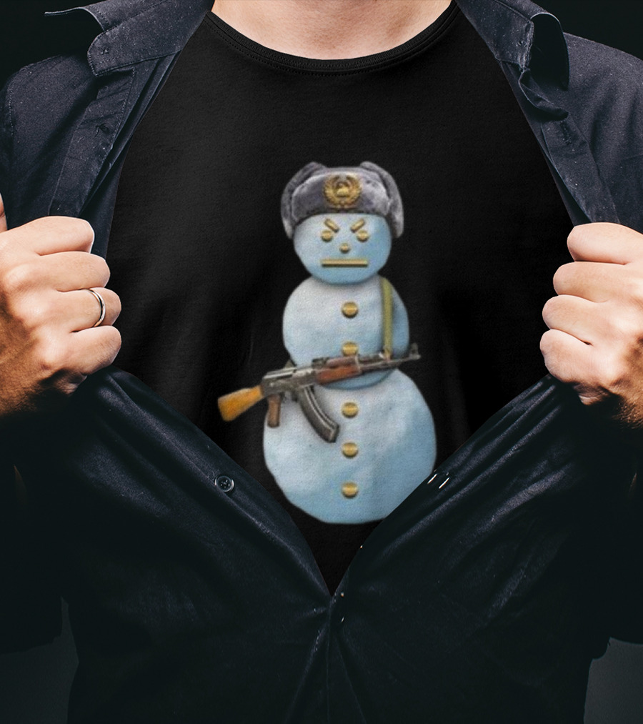 Jpegmafia Snowman Soviet Hat AK-47 Iconic T-Shirt