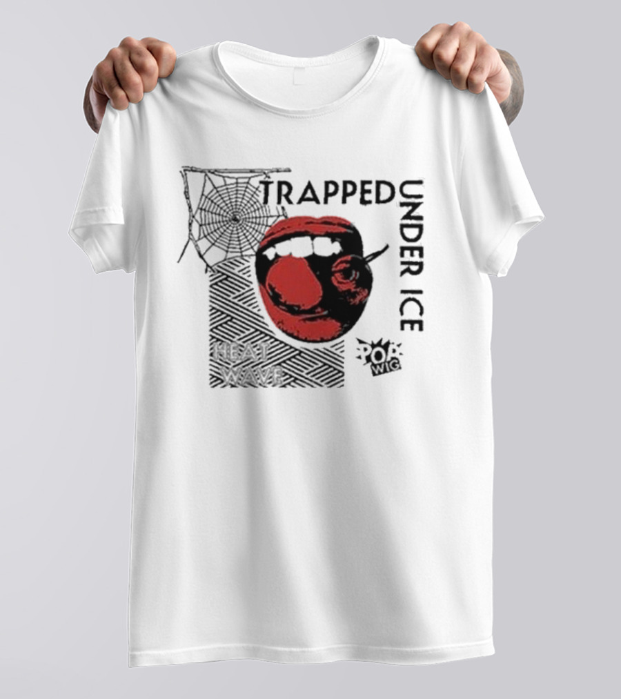 Trapped Under Ice Heat Wave Pop Wig Spider Cherry Lips T-Shirt