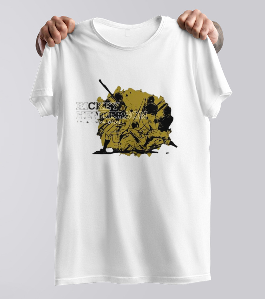 RICKEY HENDERSON 1406 STOLEN BASE T-Shirt