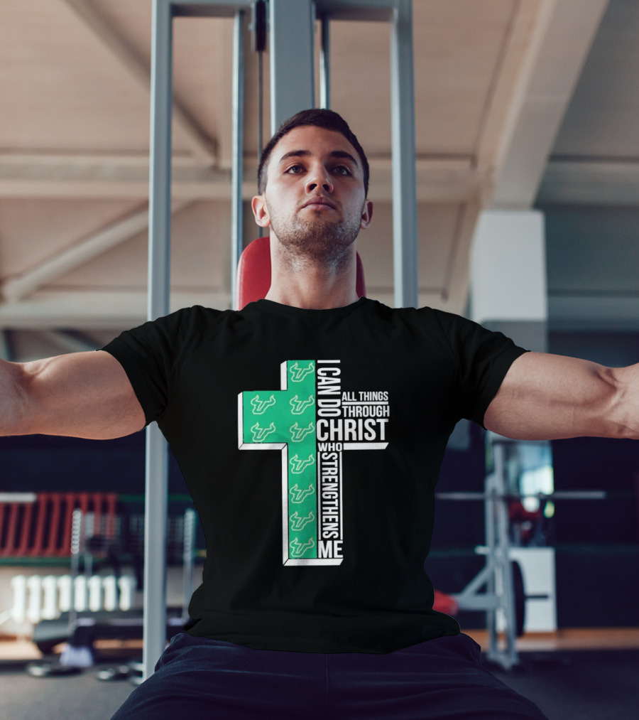 South Florida Bulls Christian Faith Empowerment With Cross T-Shirt