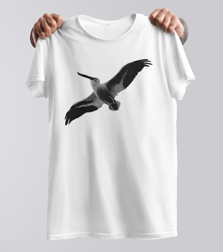 Staff Somewhere On The Northside Black And White Pelican T-Shirt