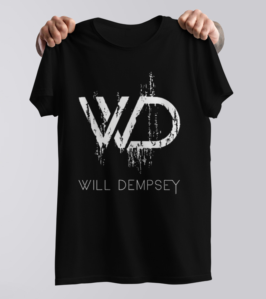 Will Dempsey WD Distressed Shorthand Emblem T-Shirt