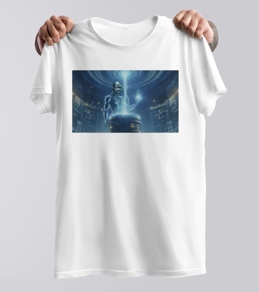 0Xerrl George Droyd Reactor Cybernetic Energy Power Core T-Shirt