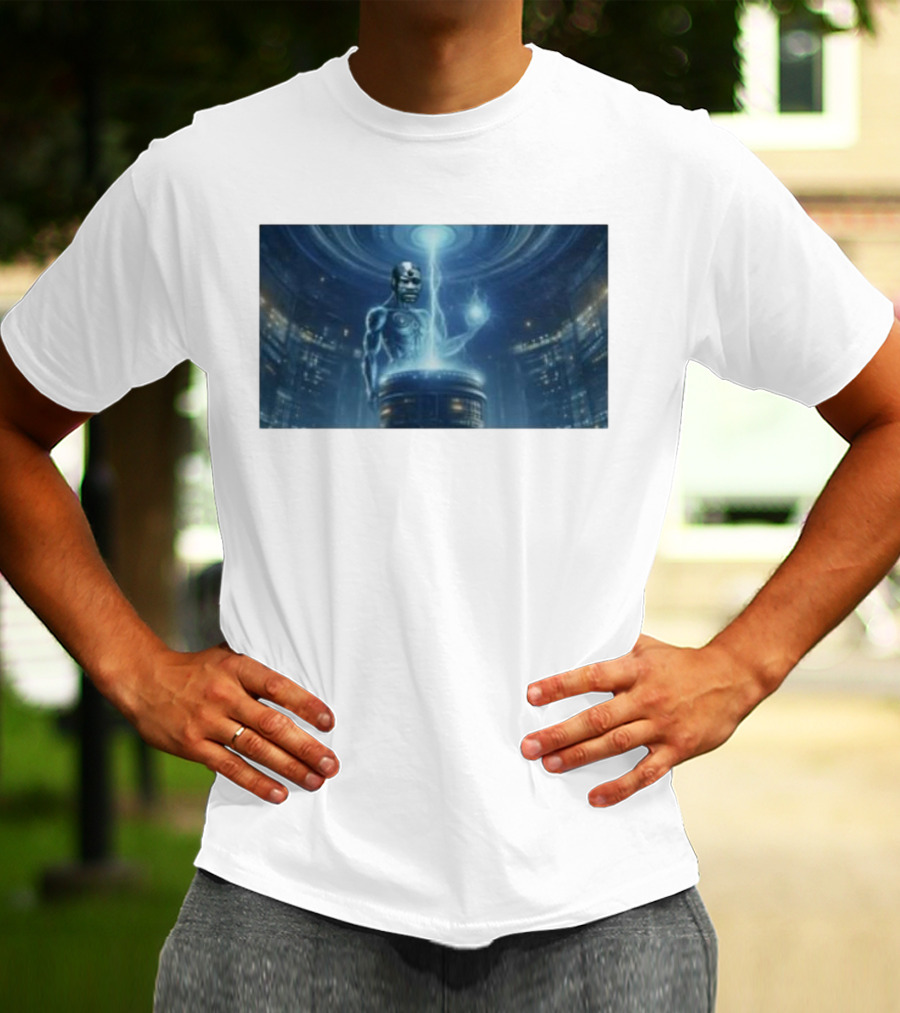 0Xerrl George Droyd Reactor Cybernetic Energy Power Core T-Shirt