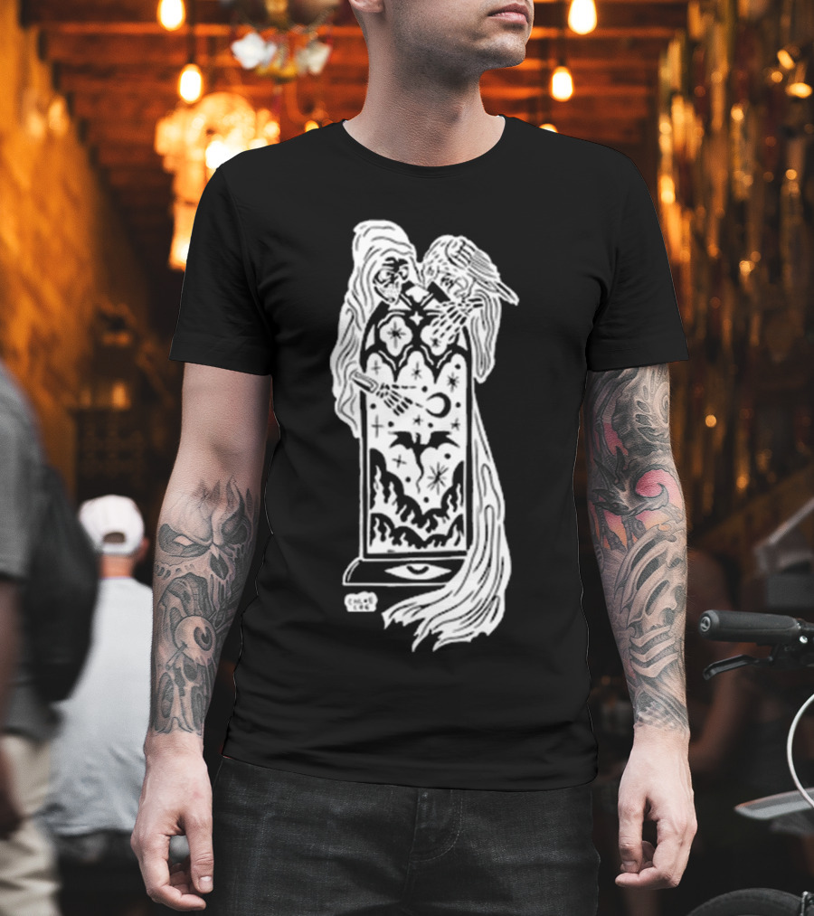 Chloe Lee Mystical Reaper Portal Night Sky Realm T-Shirt