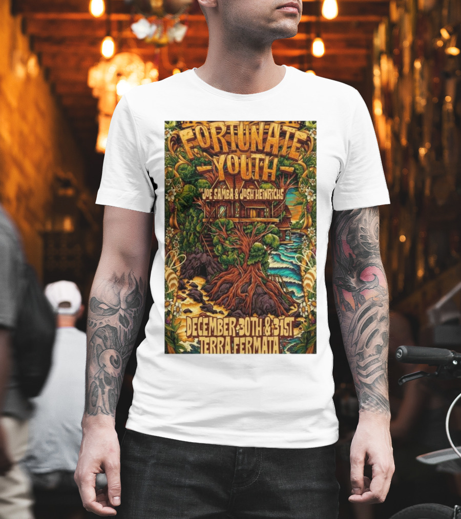Fortunate Youth With Joe Samba And Josh Heinrichs At Terra Fermata December 30th And 31st T-Shirt