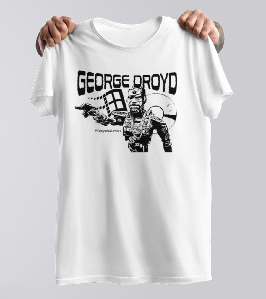 George Droyd FloydAI Windows CD Retro T-Shirt