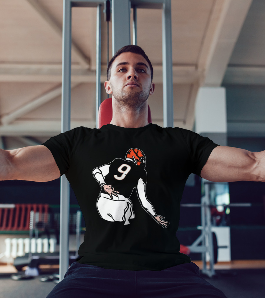 Joe Griddy Joe Burrow Number 9 Cincinnati Bengals Football T-Shirt