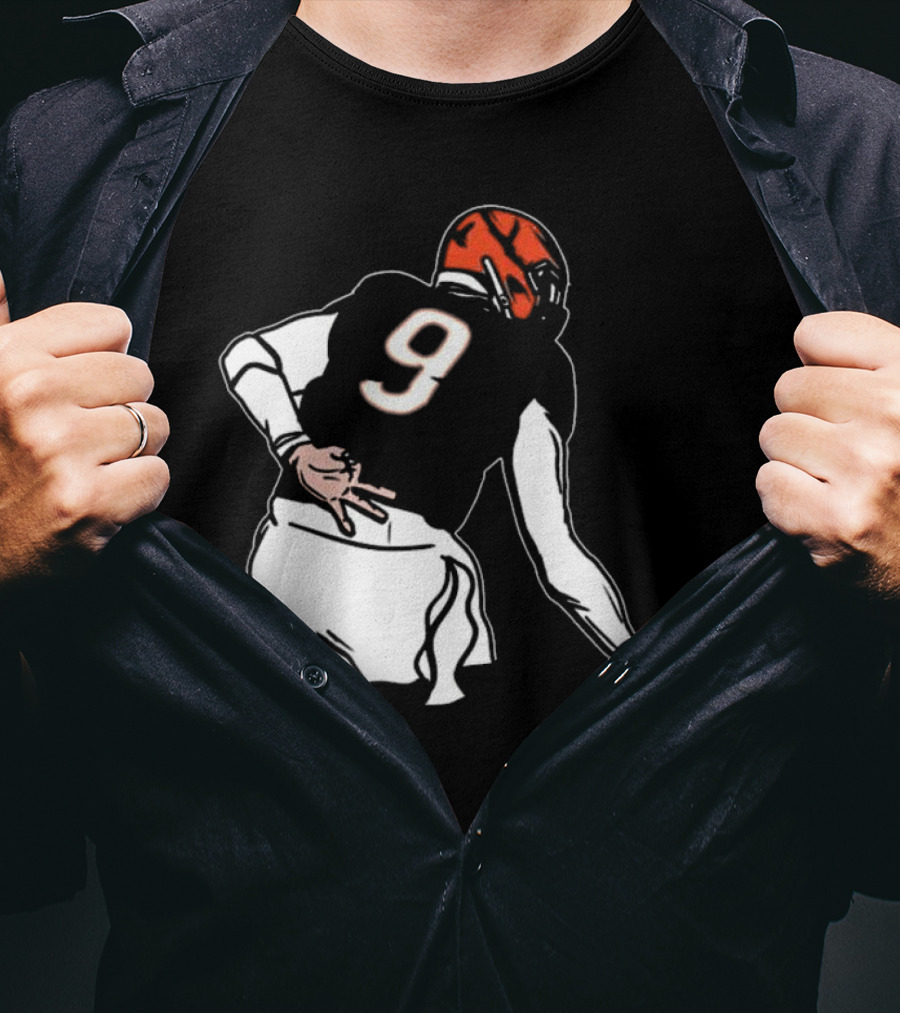 Joe Griddy Joe Burrow Number 9 Cincinnati Bengals Football T-Shirt