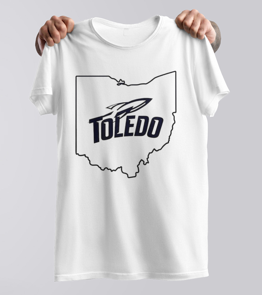 Toledo Rockets Football Ohio State Outline New Collection For Fans T-Shirt