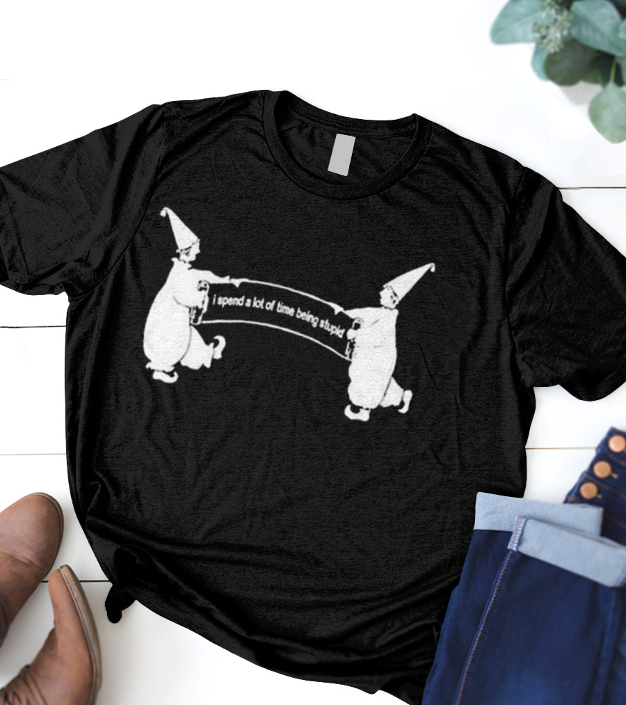Dogecore I Spend A Lot Of Time Being Stupid Clown Aesthetic T-Shirt