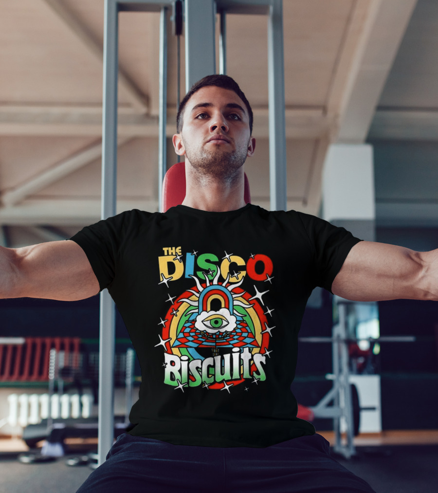 The Disco Biscuits Eye Pyramid Starburst NYE 2025 T-Shirt