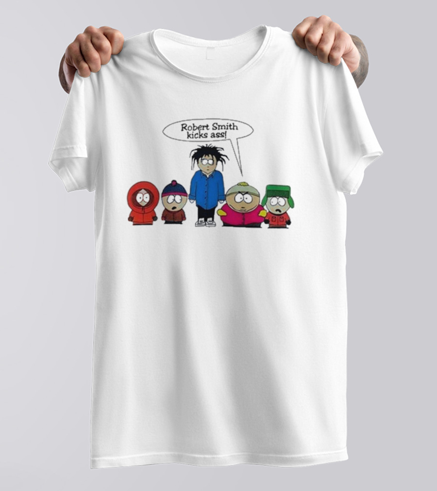 Robert Smith Kicks Ass South Park Characters T-Shirt