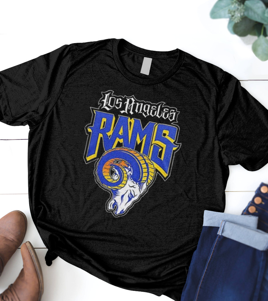 Los Angeles Rams Logo Ram Head Vamos Fans T-Shirt