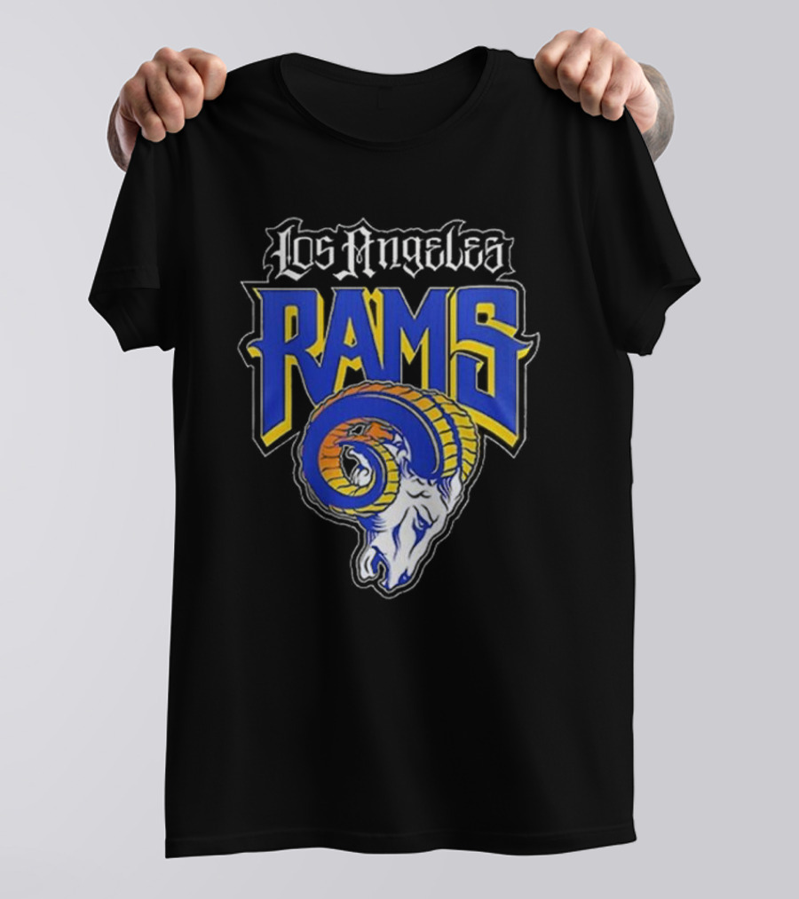 Los Angeles Rams Logo Ram Head Vamos Fans T-Shirt