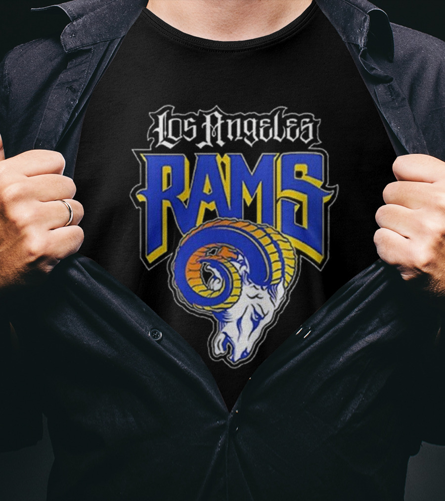 Los Angeles Rams Logo Ram Head Vamos Fans T-Shirt