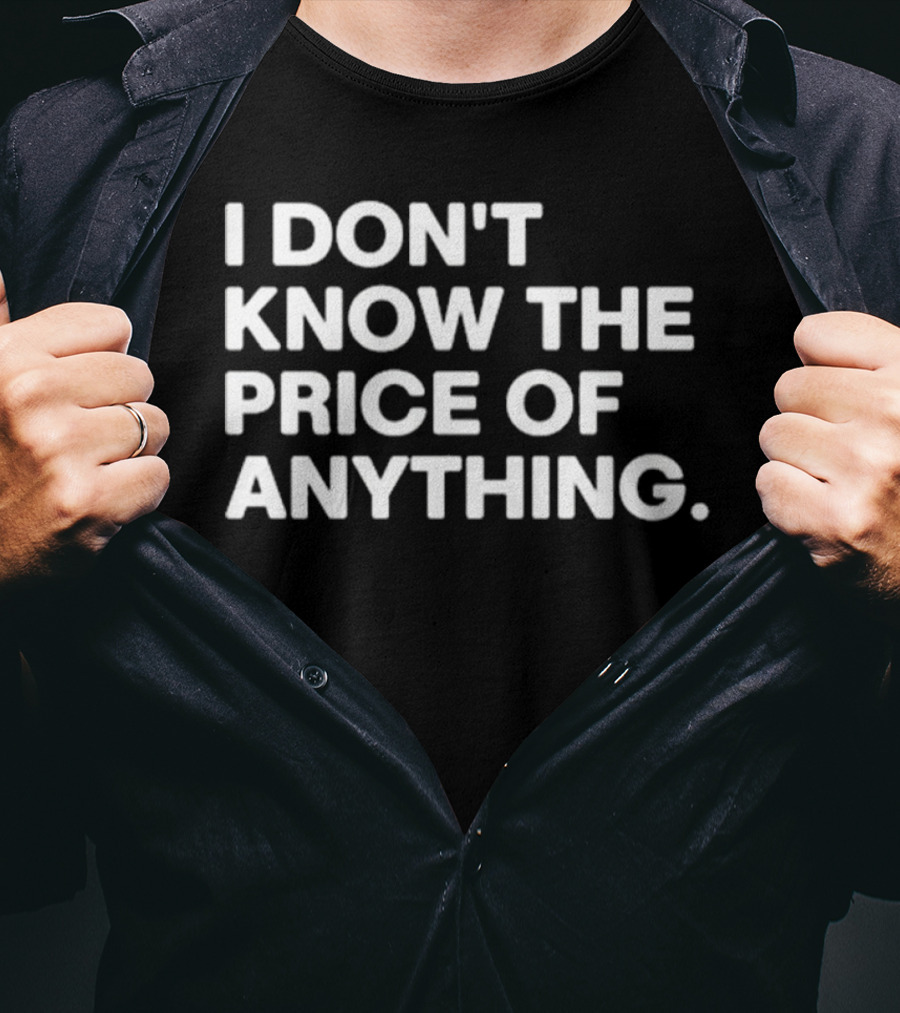 Drew Carey I Don’t Know The Price Of Anything T-Shirt
