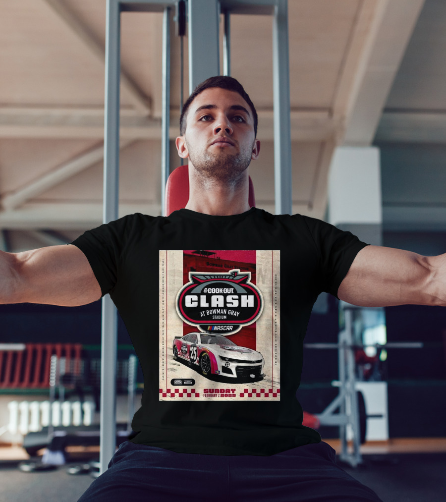 Cook Out Clash NASCAR February 2 2025 Bowman Gray Stadium Winston-Salem North Carolina T-Shirt
