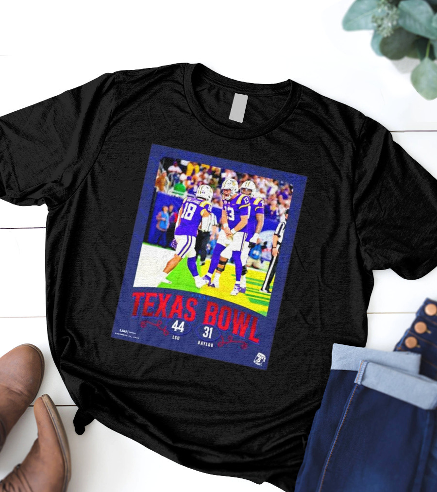 Texas Bowl LSU Tigers 44-31 Victory Over Baylor December 12, 2026 T-Shirt