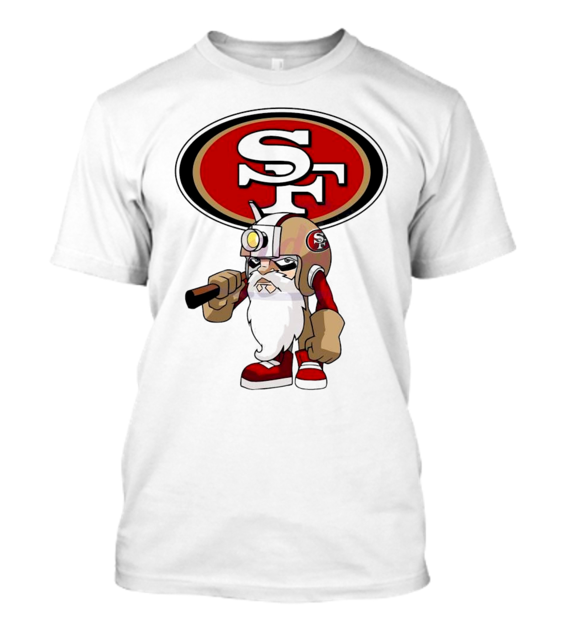 Rush Zone San Francisco 49ers NFL Cartoon Character 2025 SF T-Shirt