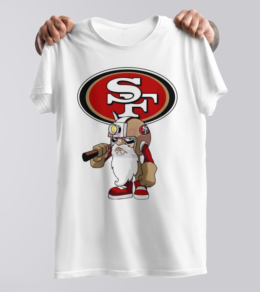 Rush Zone San Francisco 49ers NFL Cartoon Character 2025 SF T-Shirt