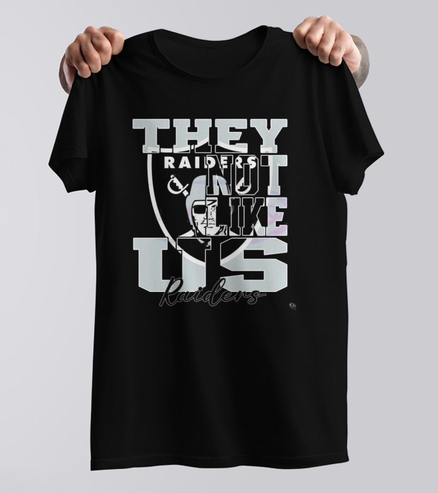 They Not Like Us Raiders NFL Football 2025 T-Shirt