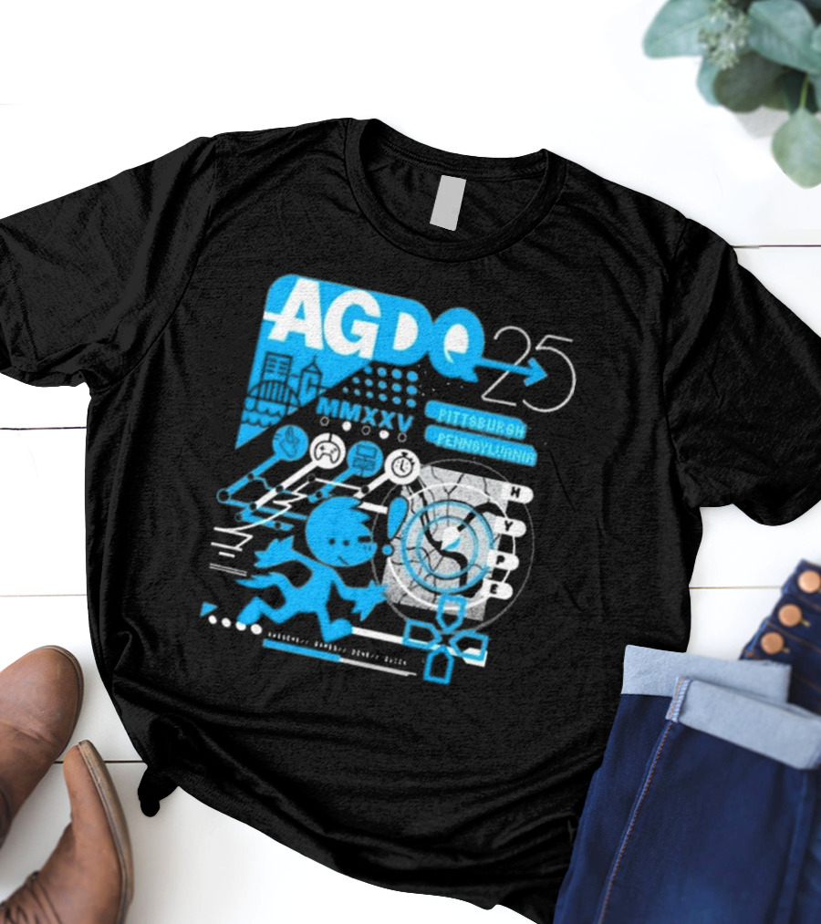 AGDQ 25 Pittsburgh Pennsylvania MMXXV Hype Speed Run Event T-Shirt