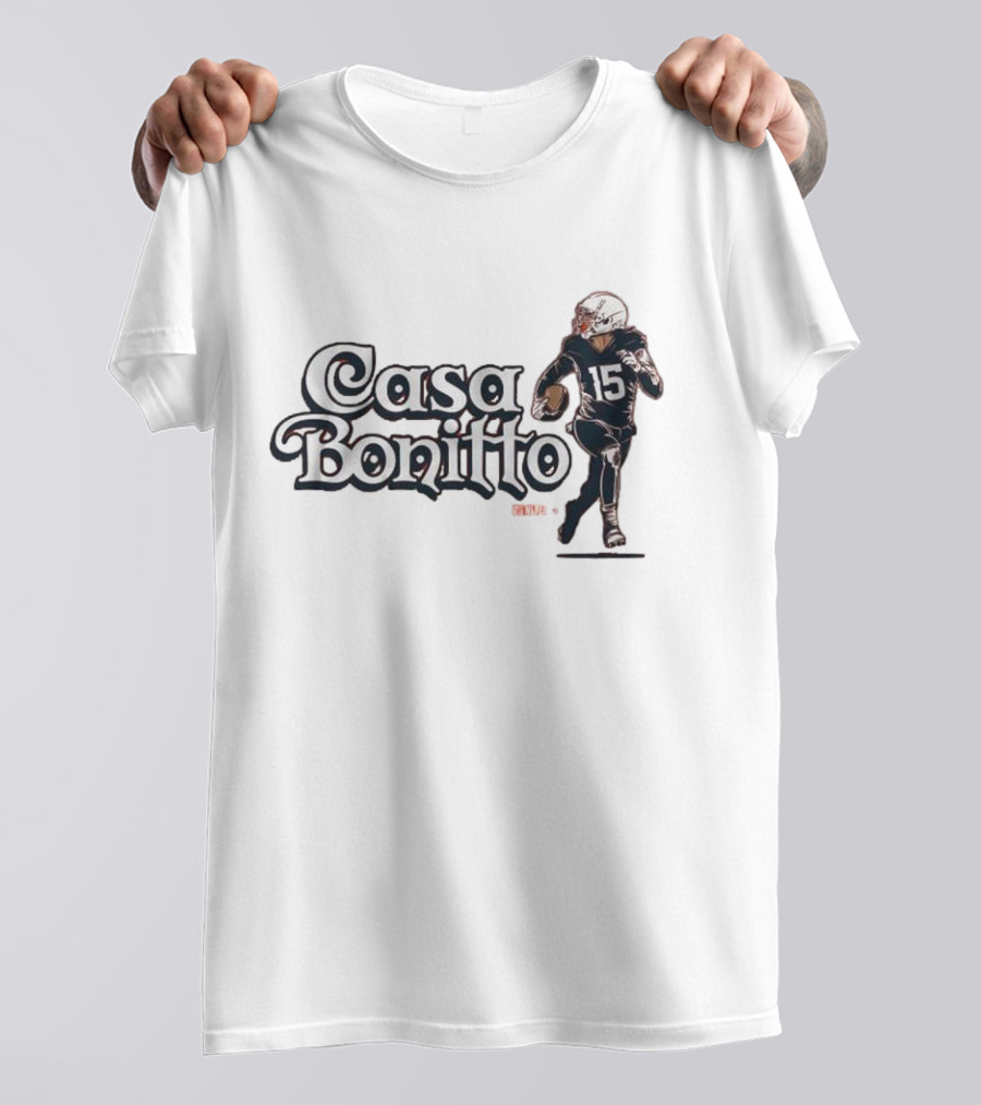 Casa Bonitto 15 Football Player T-Shirt