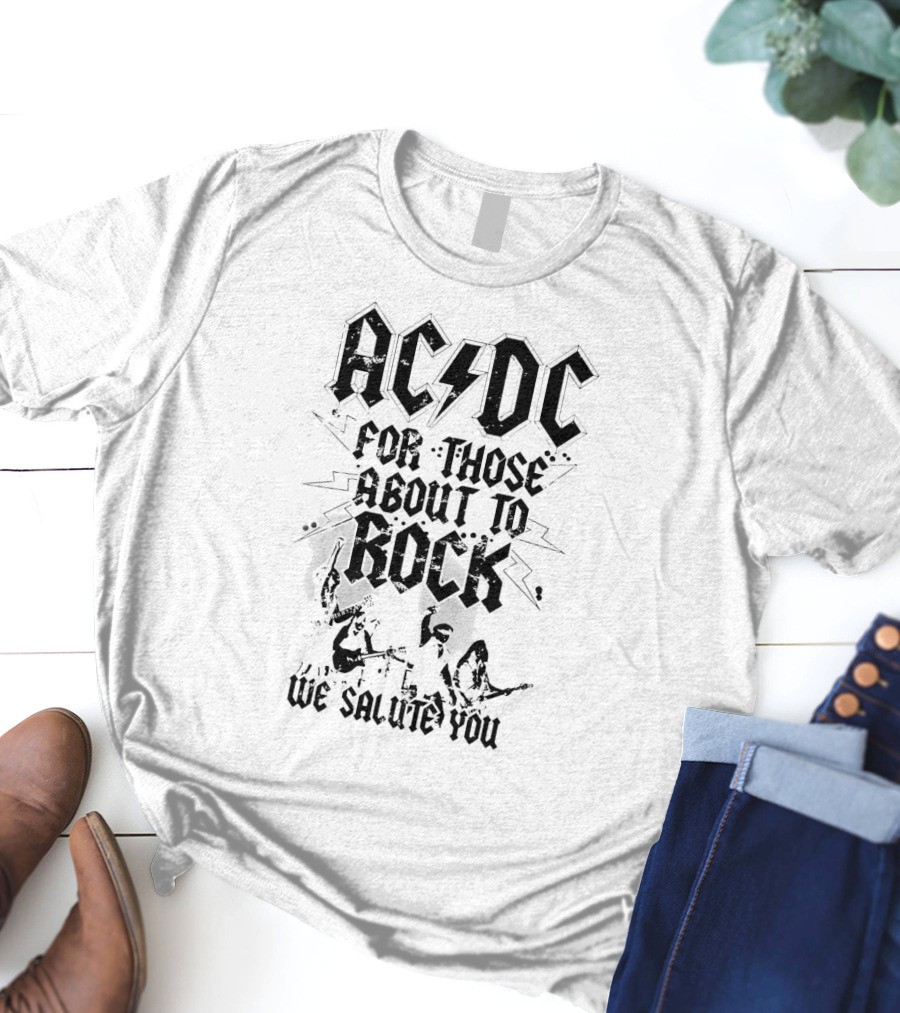 ACDC For Those About To Rock We Salute You Live 2025 T-Shirt