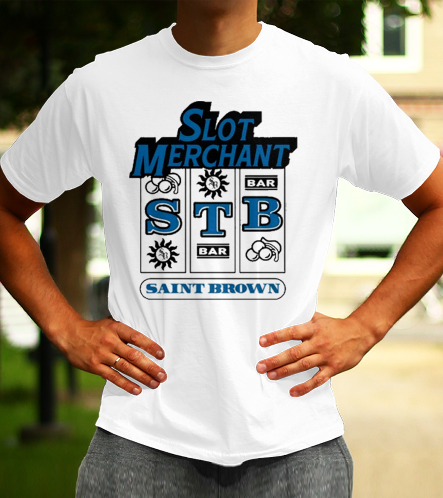Slot Merchant STB Bar Saint Brown Amon-ra St Brown T-Shirt