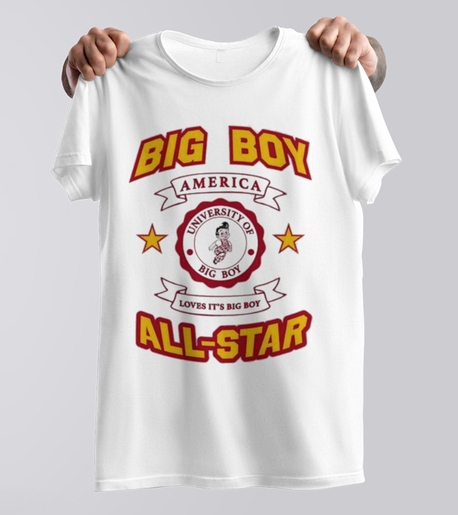 Big Boy University Of America All-Star Loves It's Big Boy T-Shirt