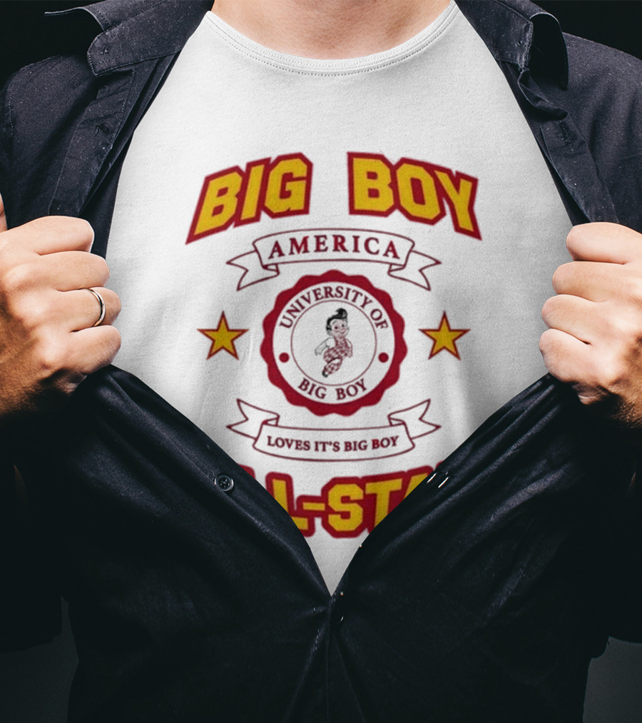 Big Boy University Of America All-Star Loves It's Big Boy T-Shirt