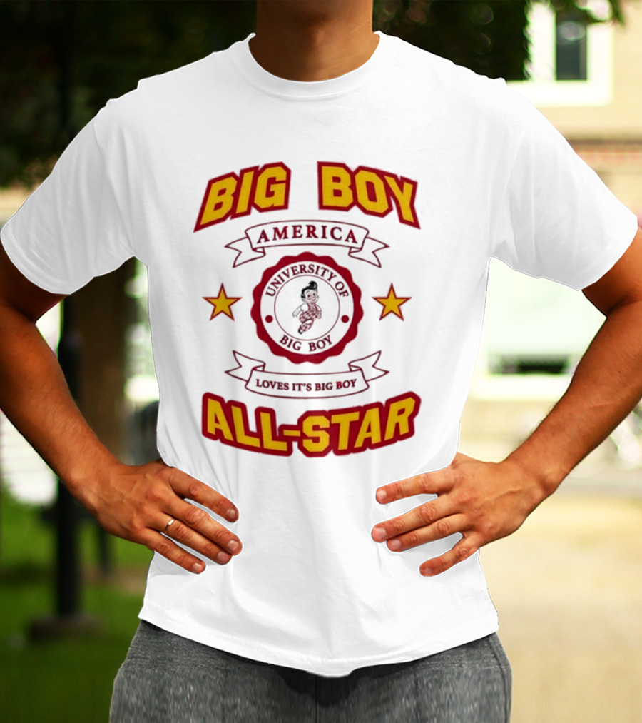 Big Boy University Of America All-Star Loves It's Big Boy T-Shirt