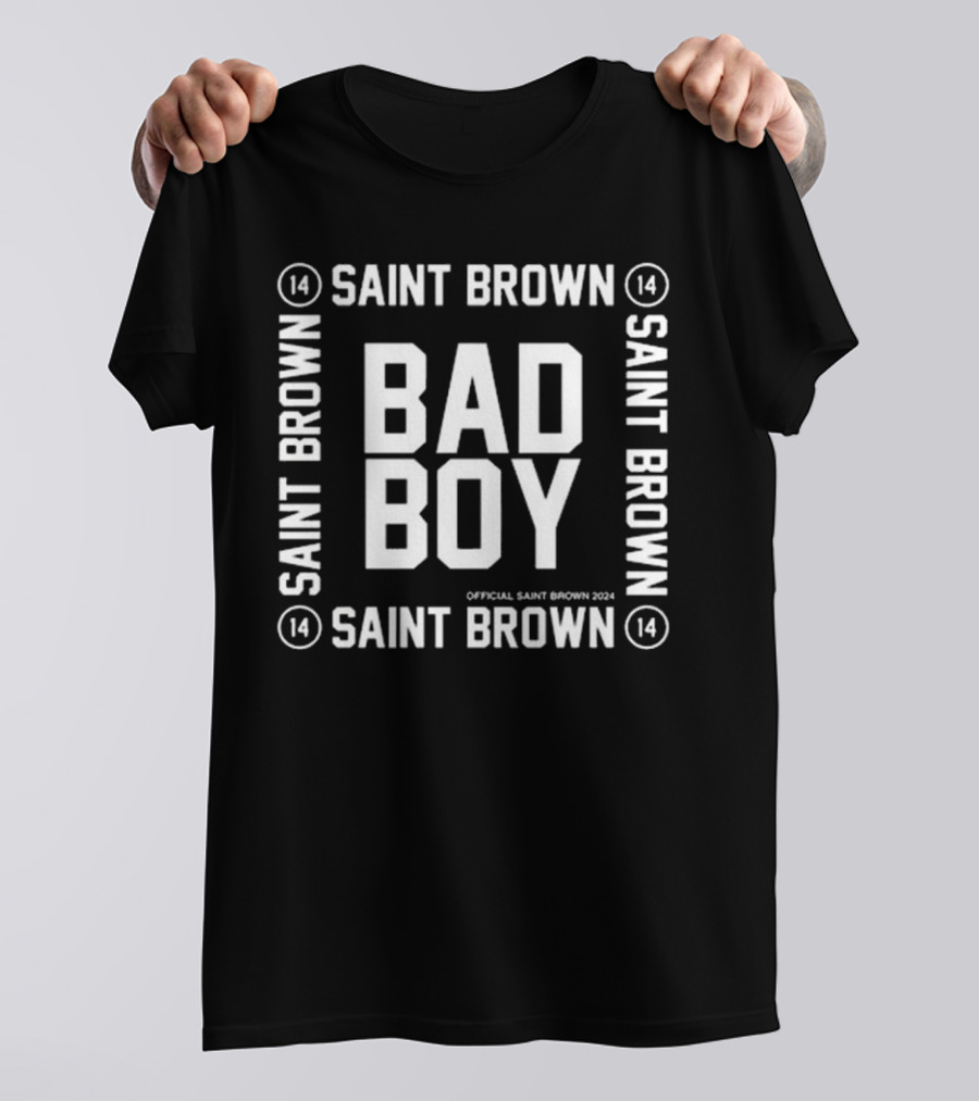 Detroit SAINT BROWN BAD BOY 14 T-Shirt