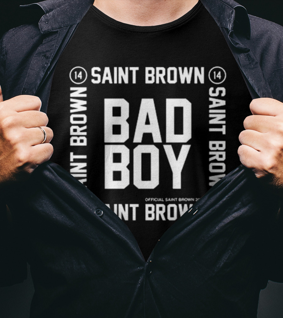 Detroit SAINT BROWN BAD BOY 14 T-Shirt