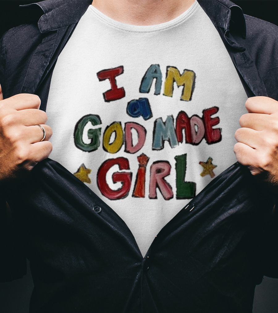 I Am A God Made Girl Stars T-Shirt